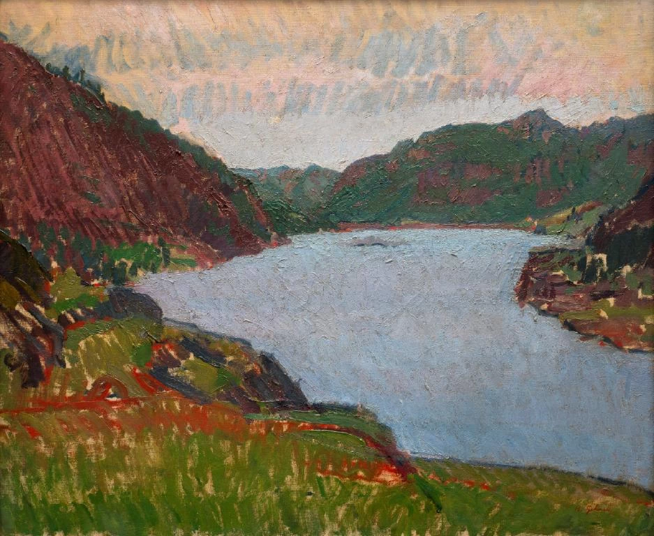 Harold Gilman - Lago sulle colline, Galleria d'arte di Auckland